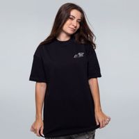 CAMISETA OVERSIZED PRETA - CULTURA CARBURADA