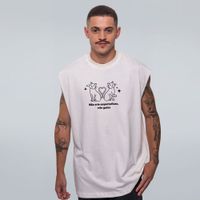 REGATA OVERSIZED OFF WHITE - NÃO CRIE EXPECTATIVAS, CRIE GATOS