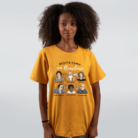 CAMISETA MOSTARDA - RESISTA COMO UM BRASILEIRO