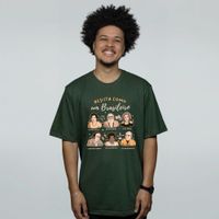 CAMISETA VERDE MUSGO - RESISTA COMO UM BRASILEIRO