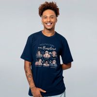 CAMISETA AZUL MARINHO - RESISTA COMO UM BRASILEIRO