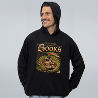 MOLETOM PRETO - I NEED MORE BOOKS