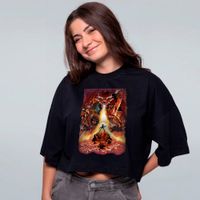 CROPPED OVERSIZED PRETO - RPG GHANOR 1