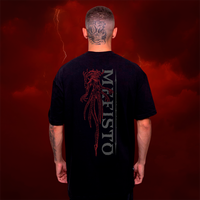 CAMISETA OVERSIZED PRETA - MEFISTO