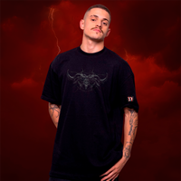 CAMISETA OVERSIZED PRETA - MEFISTO