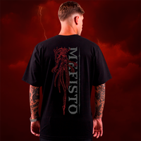 CAMISETA PRETA - MEFISTO