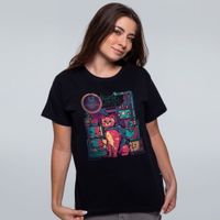 CAMISETA PRETA - CYBERCATS ONLY