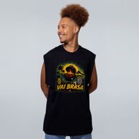 REGATA OVERSIZED PRETA - VAI BRASA