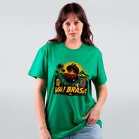 CAMISETA VERDE - VAI BRASA