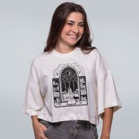 CROPPED OVERSIZED OFF WHITE - VITRAL