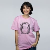CAMISETA ROSA - FADAS LITERÁRIAS