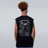 REGATA OVERSIZED PRETA - SCARY KOMBAT