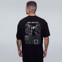 CAMISETA OVERSIZED PRETA - SCARY KOMBAT