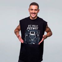REGATA OVERSIZED PRETA - VI PELO PEEWEE