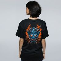 CAMISETA PRETA - ONI CYBERPUNK