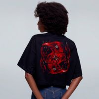 CROPPED OVERSIZED PRETO - RED CORVO LVCAS