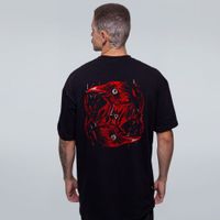 CAMISETA OVERSIZED PRETA - RED CORVO LVCAS