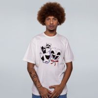 CAMISETA OFF WHITE - A MÁSCARA EM FITAS