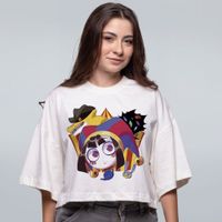 CROPPED OVERSIZED OFF WHITE - A PALHAÇA SEM DONO