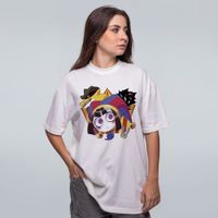 CAMISETA OVERSIZED OFF WHITE - A PALHAÇA SEM DONO