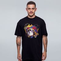 CAMISETA OVERSIZED PRETA - A PALHAÇA SEM DONO