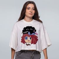 CROPPED OVERSIZED OFF WHITE - BONECA DE PANO