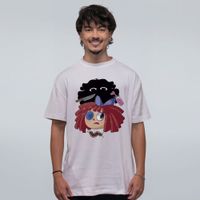 CAMISETA OVERSIZED OFF WHITE - BONECA DE PANO