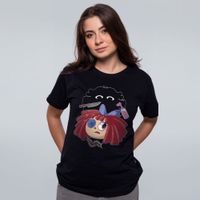 CAMISETA PRETA - BONECA DE PANO