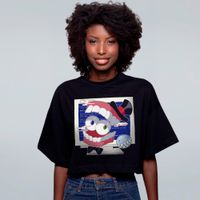 CROPPED OVERSIZED PRETO - O ANFITRIÃO DO CIRCO
