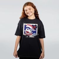 CAMISETA OVERSIZED PRETA - O ANFITRIÃO DO CIRCO