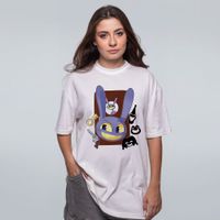 CAMISETA OVERSIZED OFF WHITE - O COELHO QUEBRADO