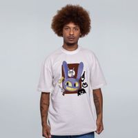 CAMISETA OVERSIZED OFF WHITE - O COELHO QUEBRADO
