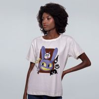 CAMISETA OFF WHITE - O COELHO QUEBRADO