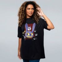 CAMISETA OVERSIZED PRETA - O COELHO QUEBRADO