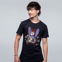 CAMISETA PRETA - O COELHO QUEBRADO