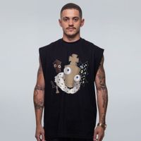 REGATA OVERSIZED PRETA - PEÇAS FALTANDO
