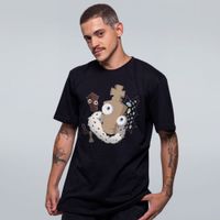 CAMISETA PRETA - PEÇAS FALTANDO