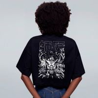 CROPPED OVERSIZED PRETO - MESTRE NINJA