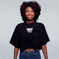 CROPPED OVERSIZED PRETO - MESTRE NINJA