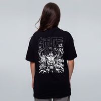 CAMISETA OVERSIZED PRETA - MESTRE NINJA