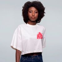 CROPPED OVERSIZED OFF WHITE - OUT OF MANA