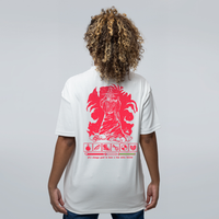 CAMISETA OVERSIZED OFF WHITE - OUT OF MANA