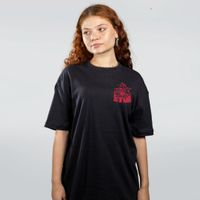 CAMISETA OVERSIZED PRETA - OUT OF MANA