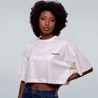 CROPPED OVERSIZED OFF WHITE - LOIRA
