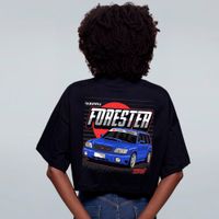 CROPPED OVERSIZED PRETO - SUBARU FORESTER STI
