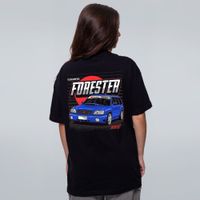 CAMISETA OVERSIZED PRETA - SUBARU FORESTER STI