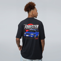 CAMISETA OVERSIZED PRETA - SUBARU FORESTER STI