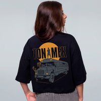 CROPPED OVERSIZED PRETO - TONIMEK BUSS