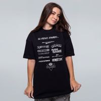 CAMISETA OVERSIZED PRETA - FAMICLONES