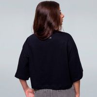 CROPPED OVERSIZED PRETO - QUINTA DOS CLONES